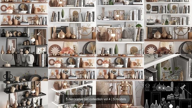 5 decorative set collection vol 4 