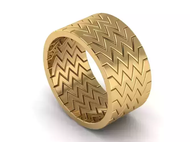 zigzag ring