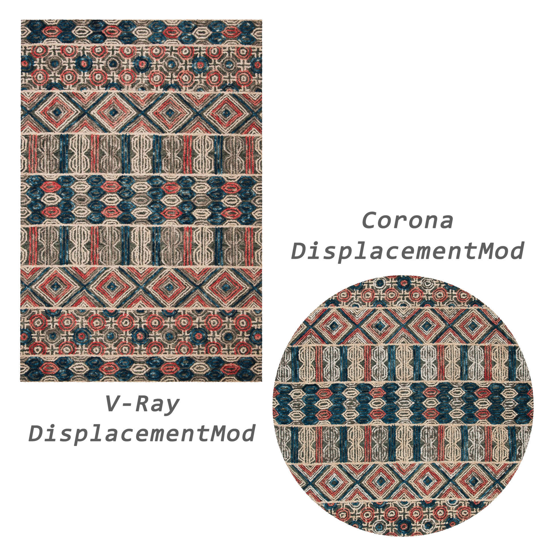 Rugs No 313 Low-poly 3D model_2