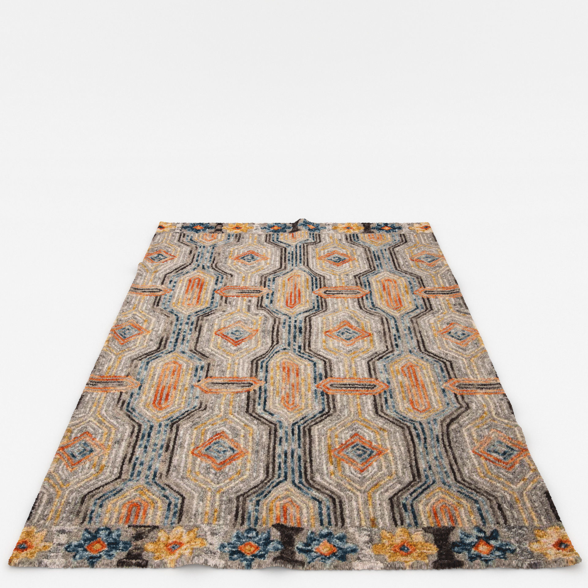 Rugs No 313 Low-poly 3D model_9