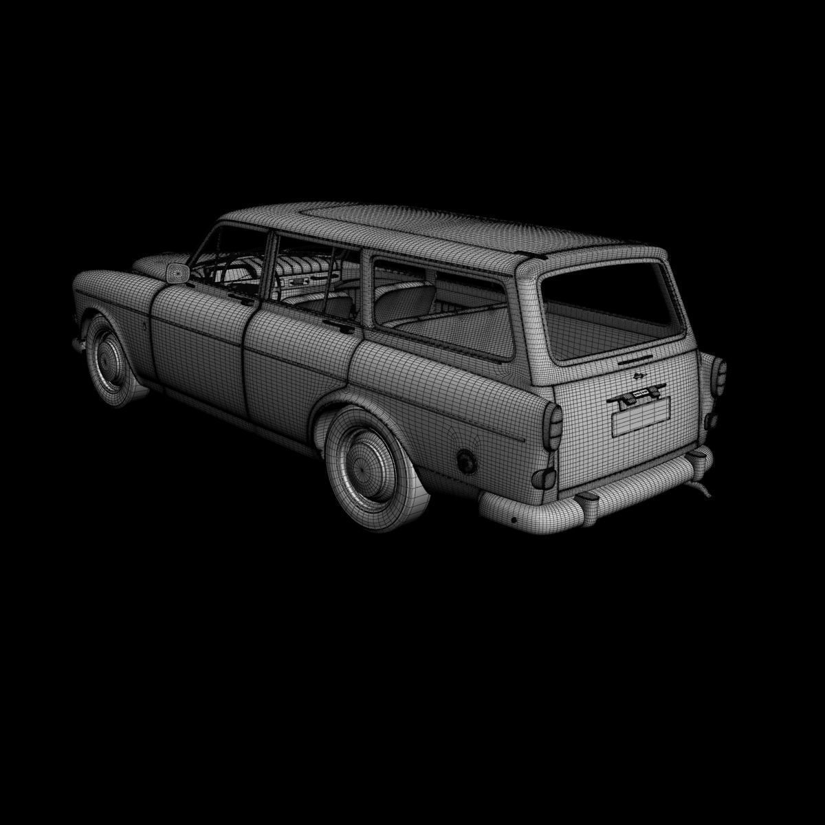 Volvo Amazon Wagon PV220 3D model_16