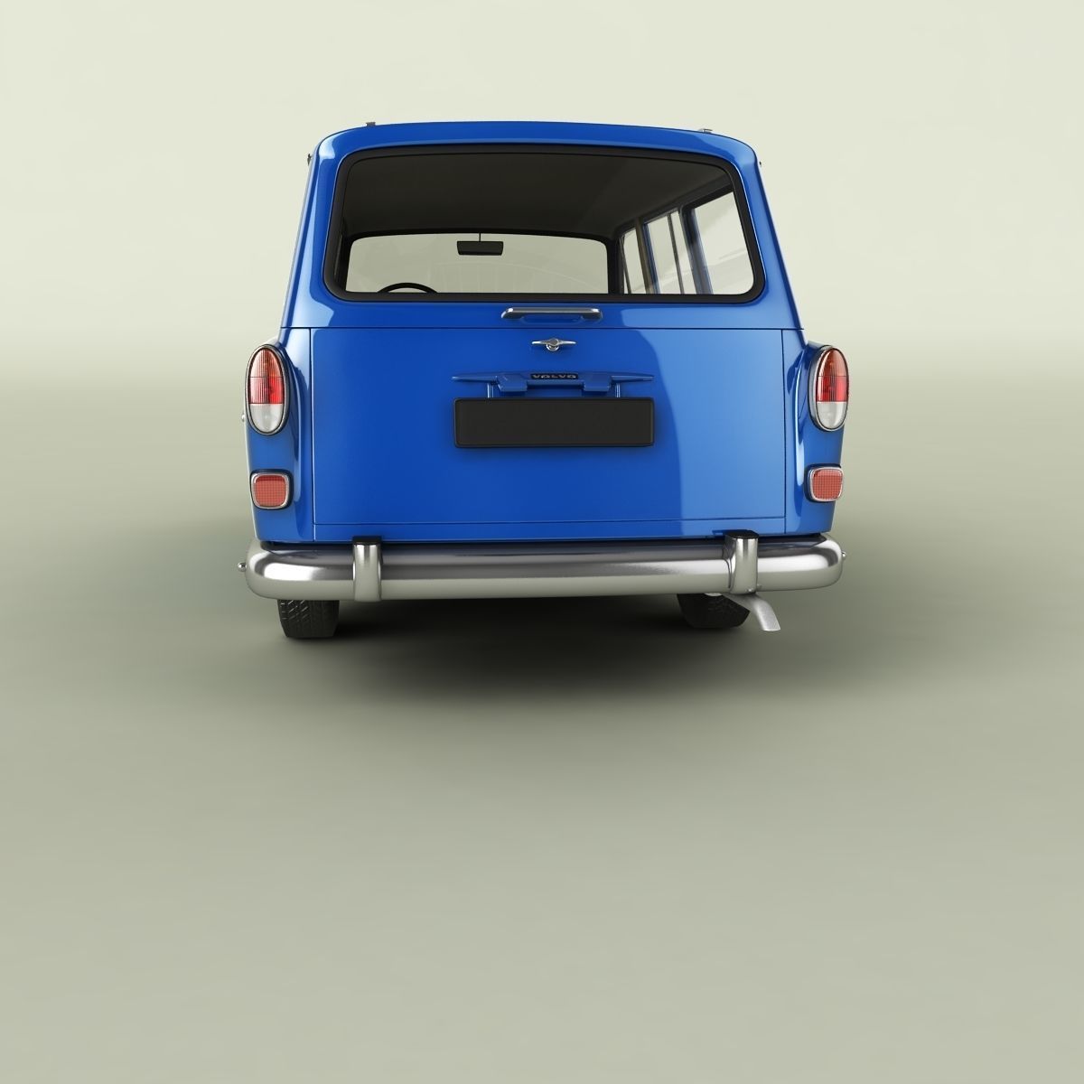 Volvo Amazon Wagon PV220 3D model_3