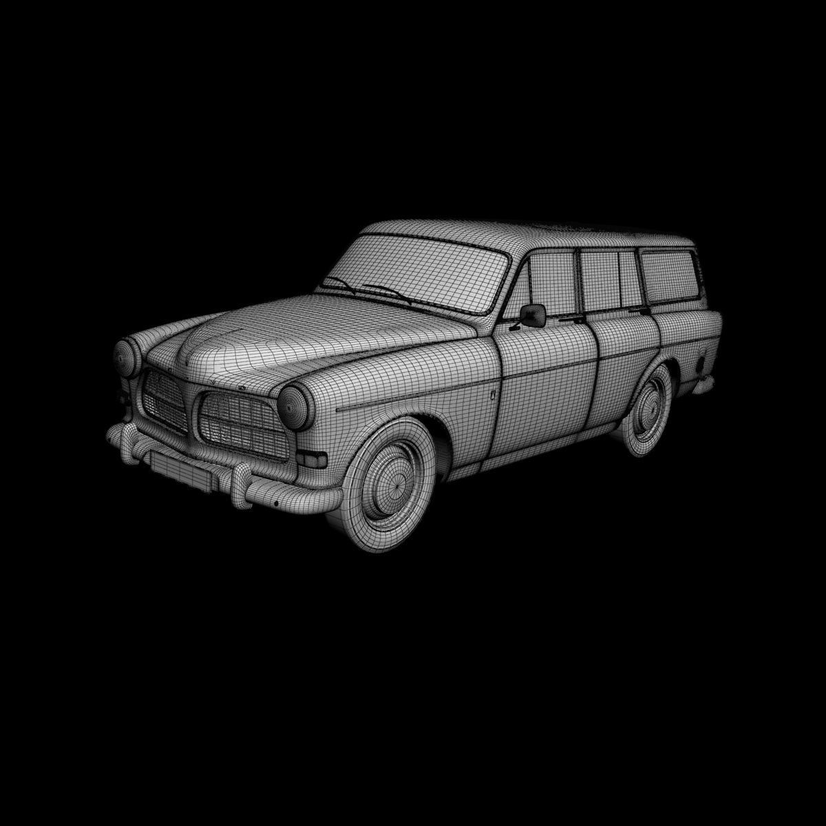 Volvo Amazon Wagon PV220 3D model_14