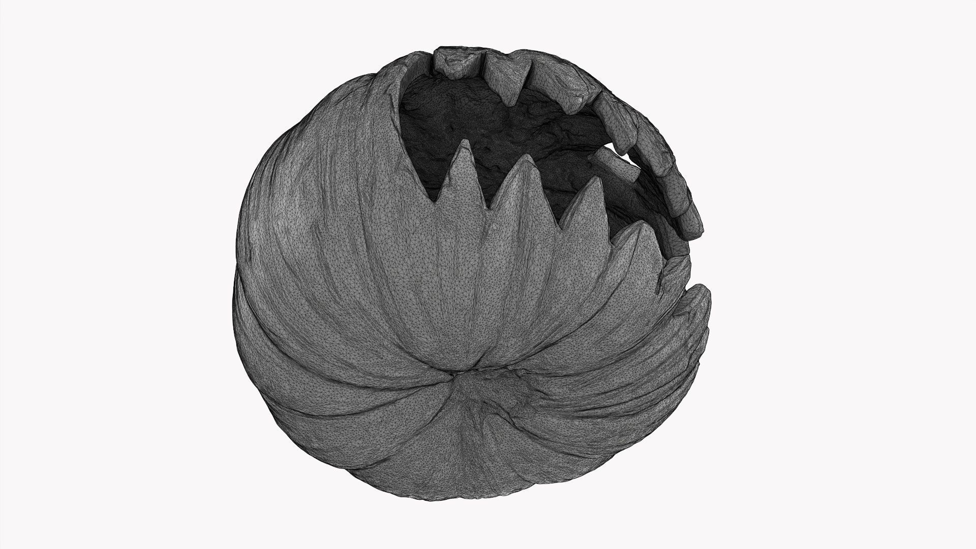 Pumpkin Head 02 3D model_8