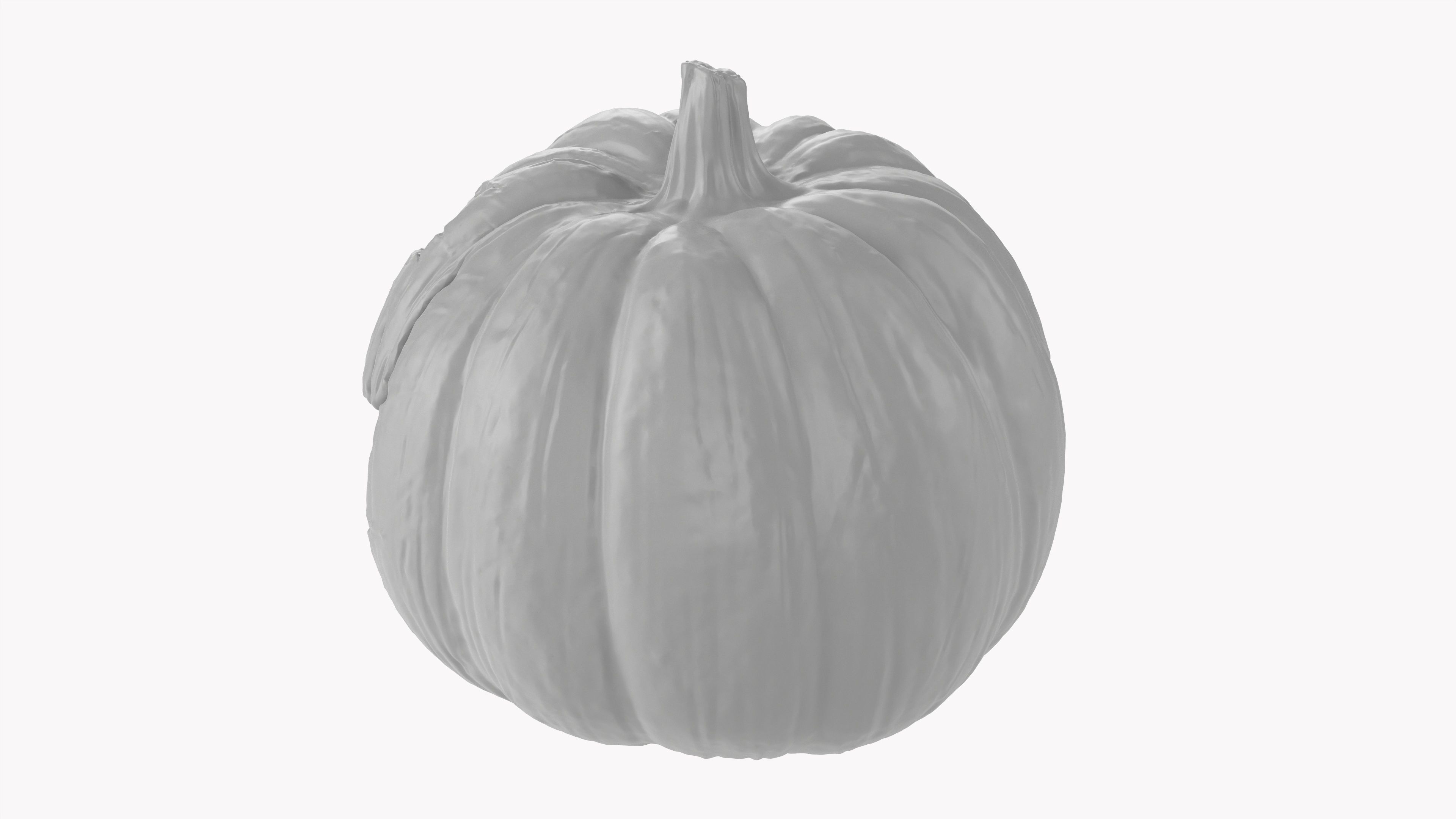 Pumpkin Head 02 3D model_1