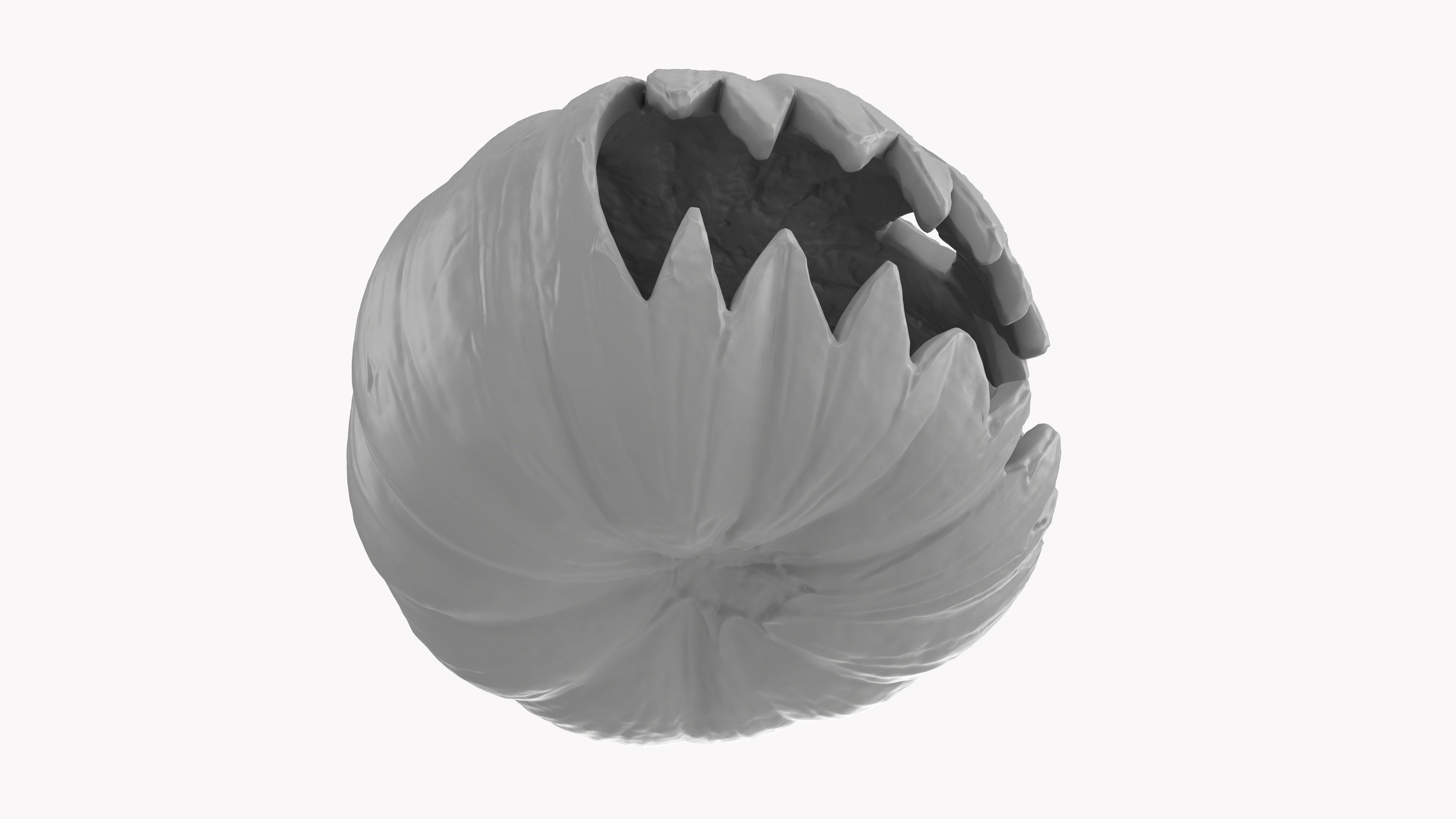 Pumpkin Head 02 3D model_2