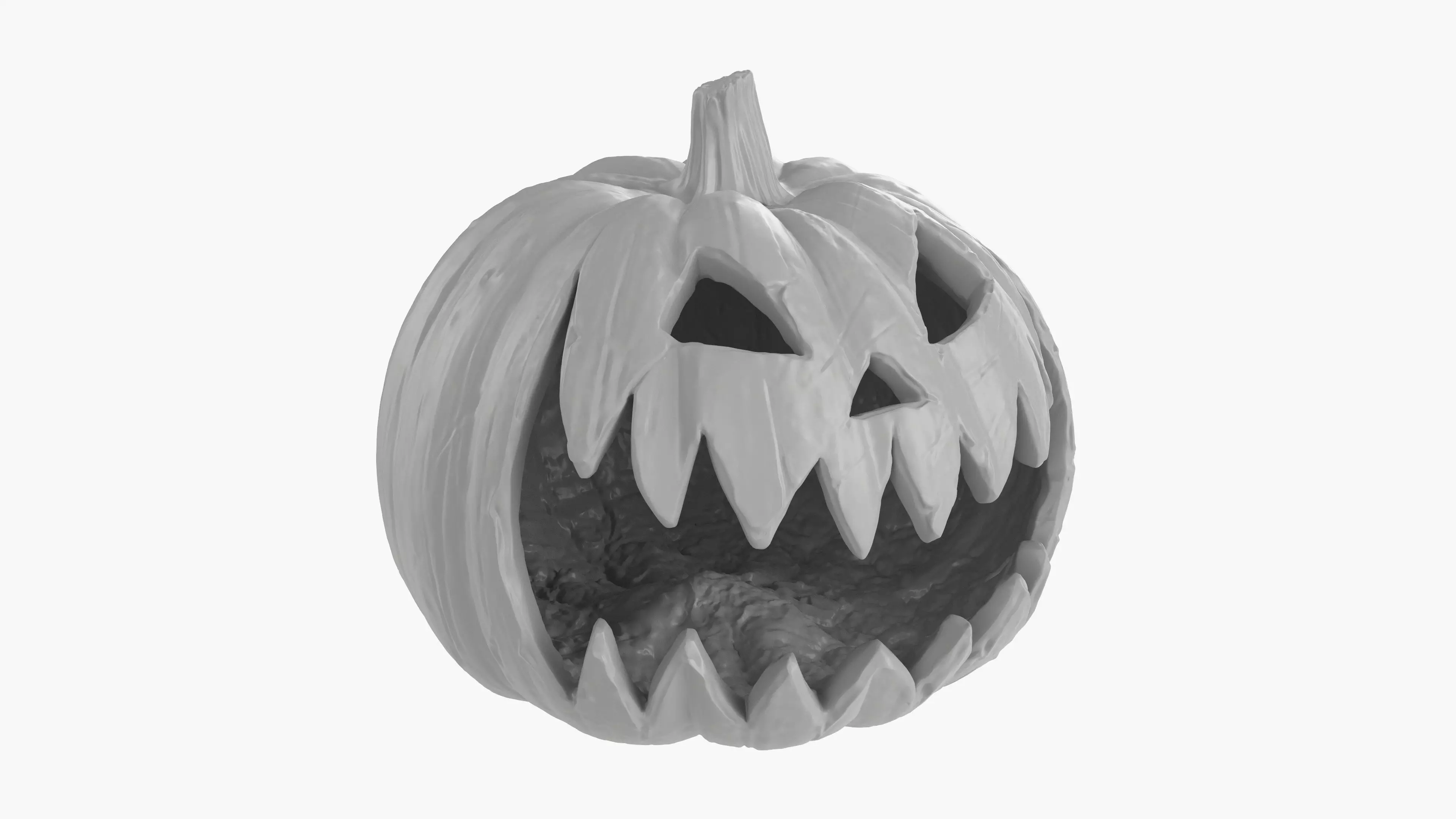 Pumpkin Head 02 3D model_0
