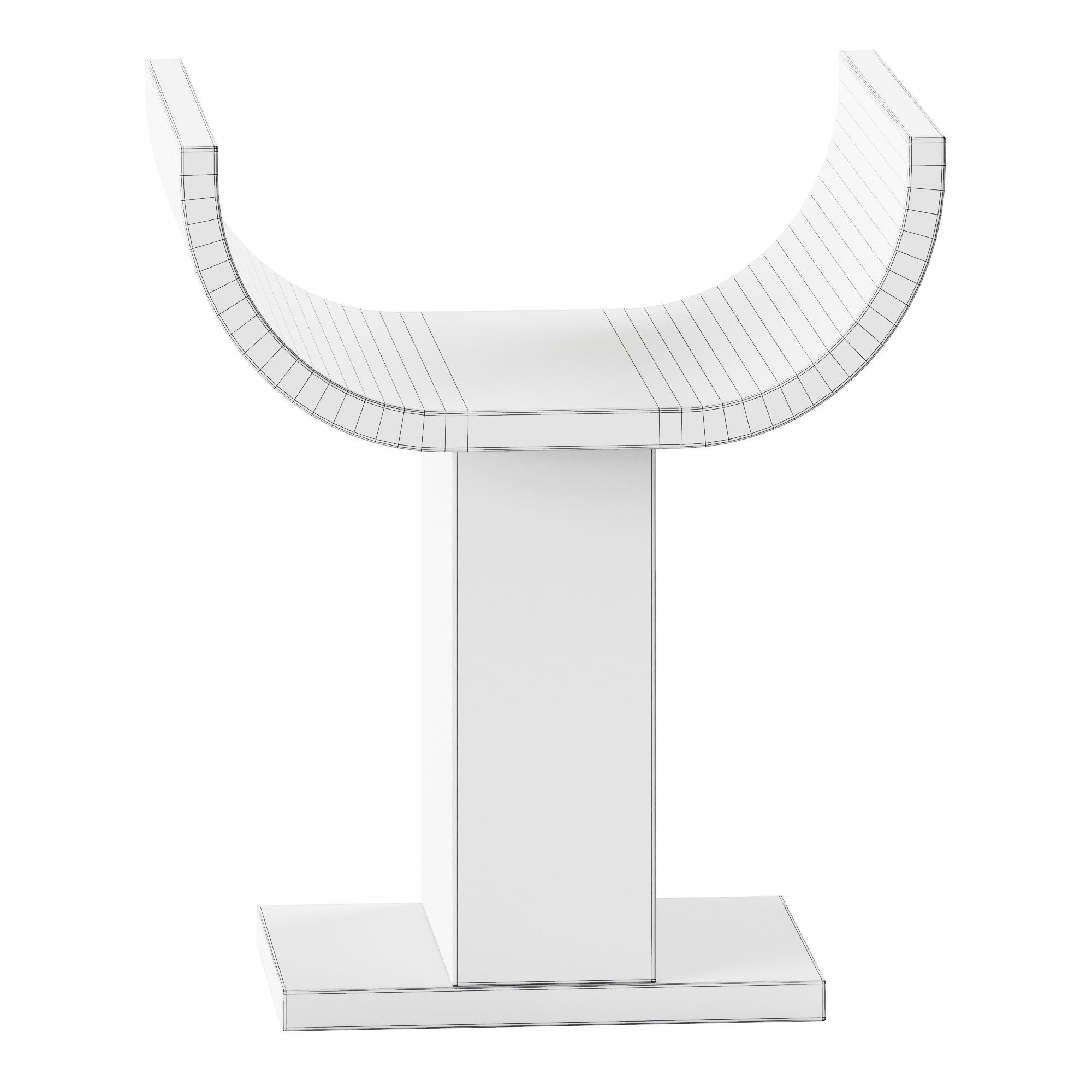 Marko Accent Stool 3D model_2