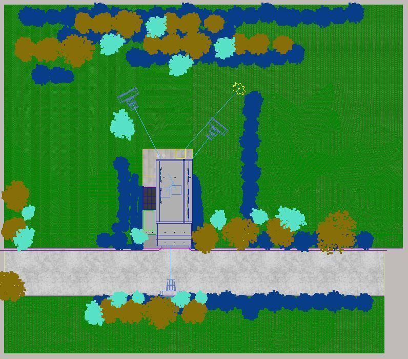 Exterior House Scene 8 Day Dusk 3D model_18