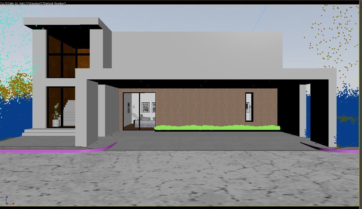 Exterior House Scene 8 Day Dusk 3D model_13