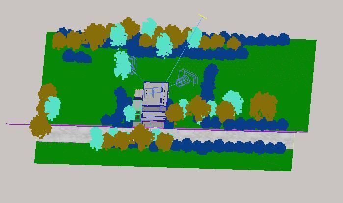 Exterior House Scene 8 Day Dusk 3D model_15