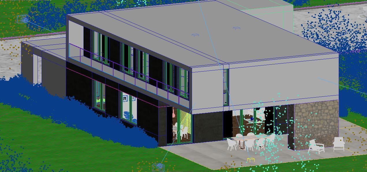 Exterior House Scene 8 Day Dusk 3D model_20