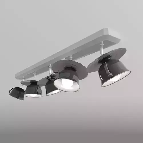 illuminator light fixture with four lights