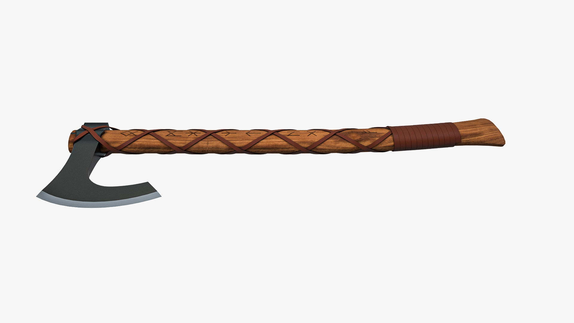 Viking Axe 3D model_3