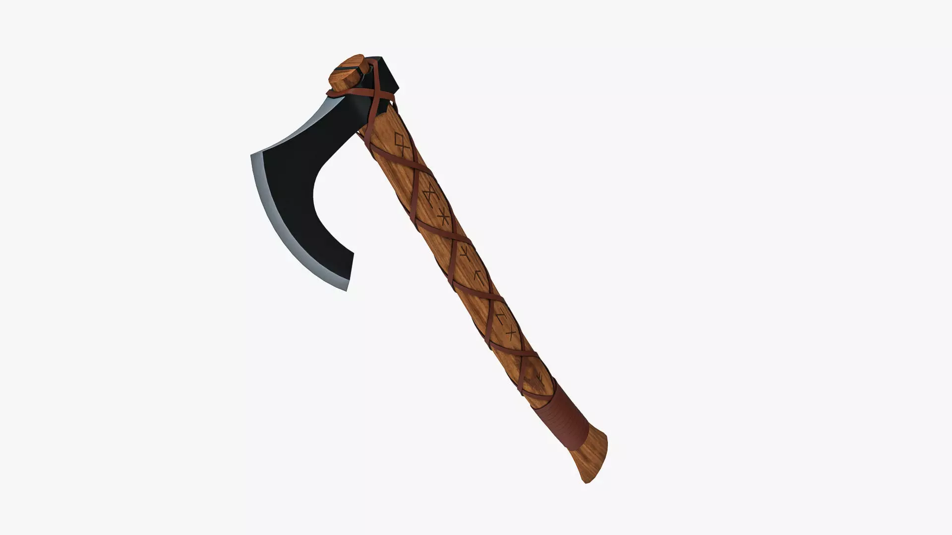 Viking Axe 3D model_0
