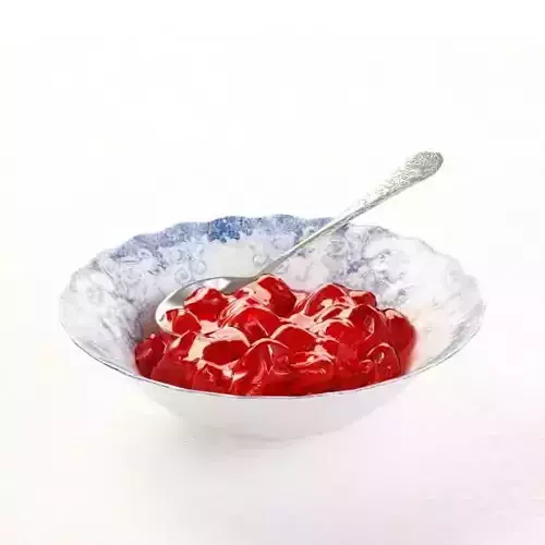 Bowl With Cranberries