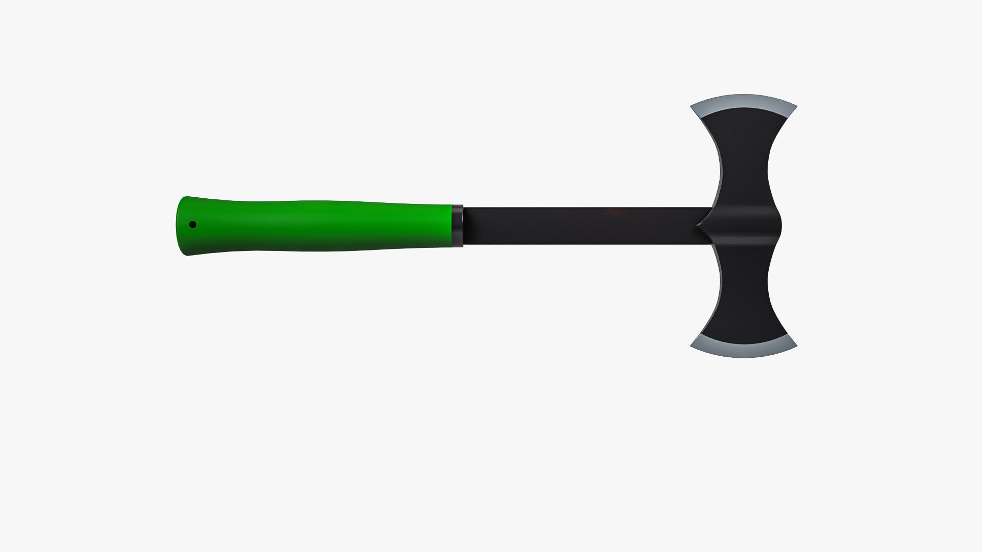 Double Bit Axe 3D model_7