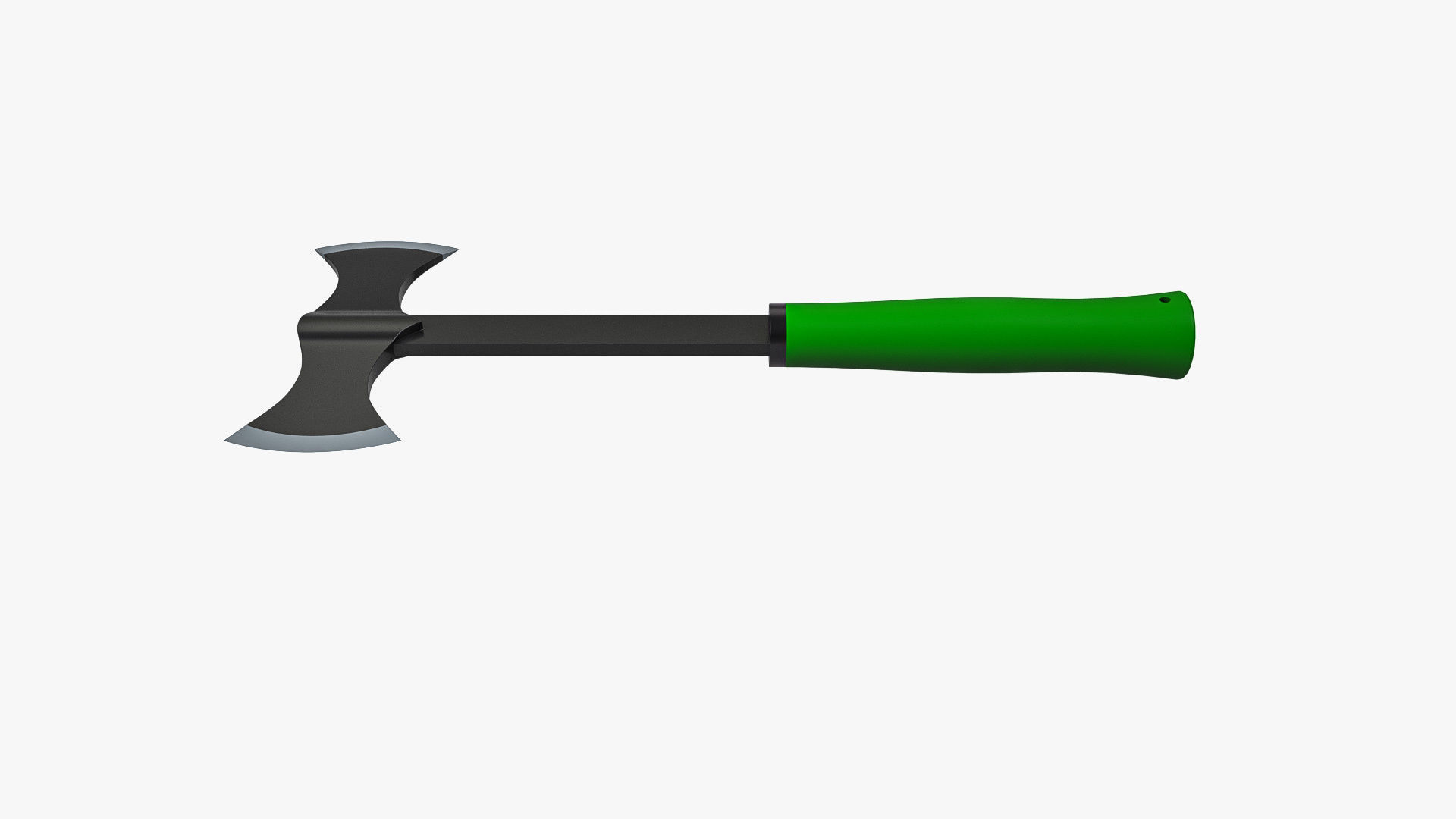 Double Bit Axe 3D model_3