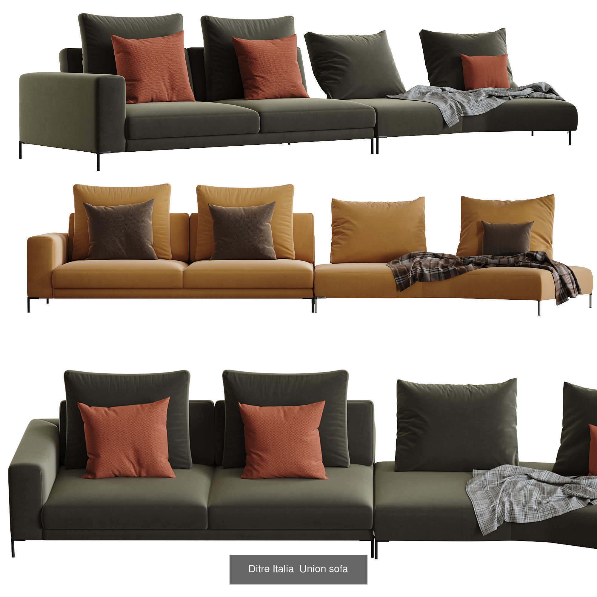 Ditre Italia sofas  collection  3d models set 15 _11