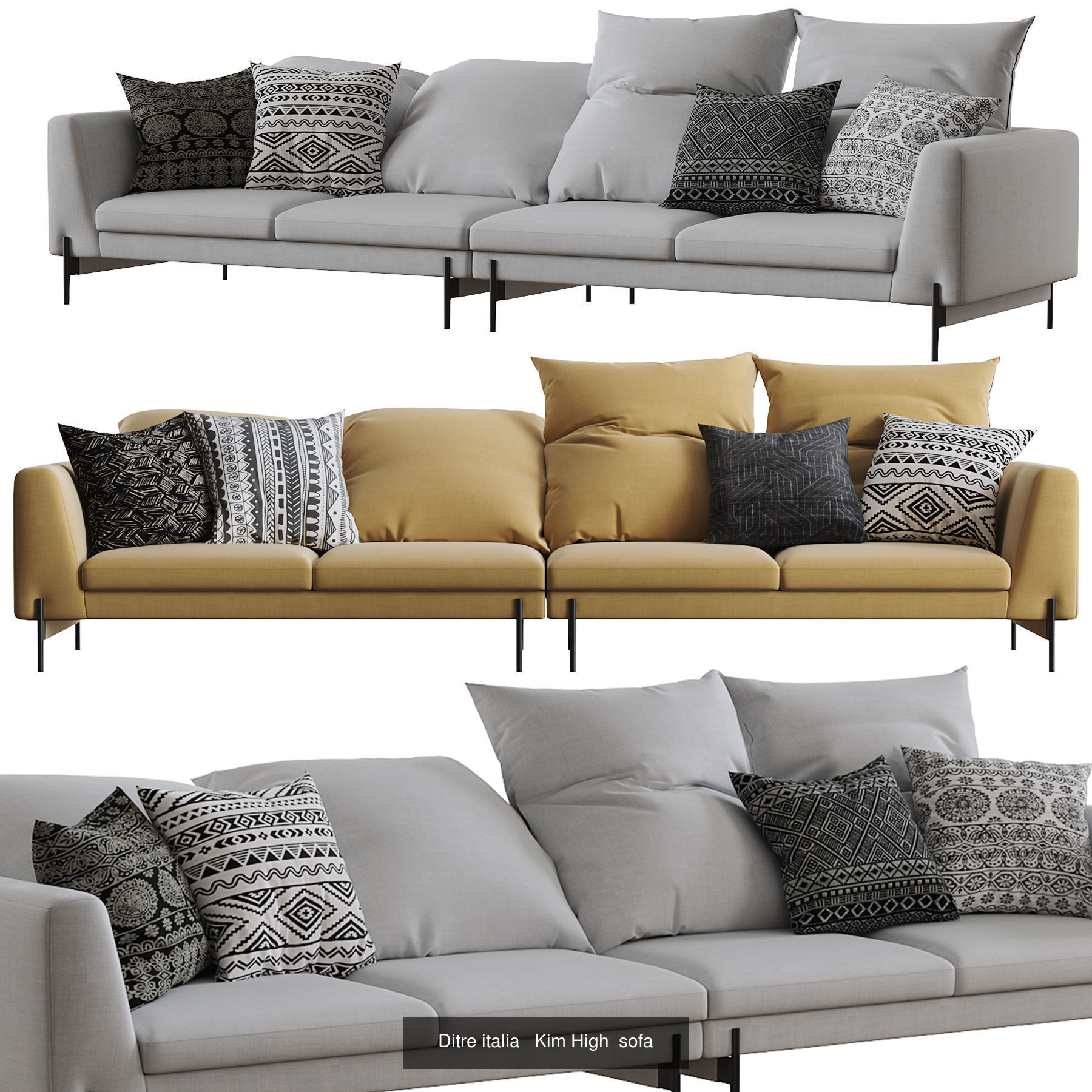 Ditre Italia sofas  collection  3d models set 15 _13