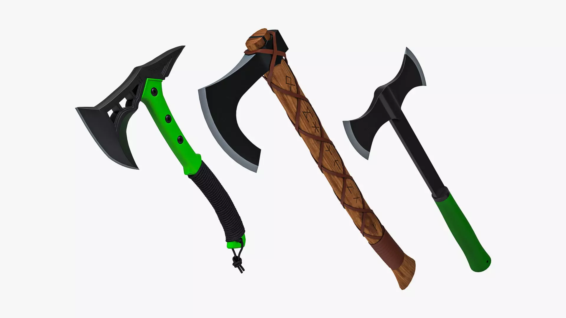 Axes Collection axe with handle _0