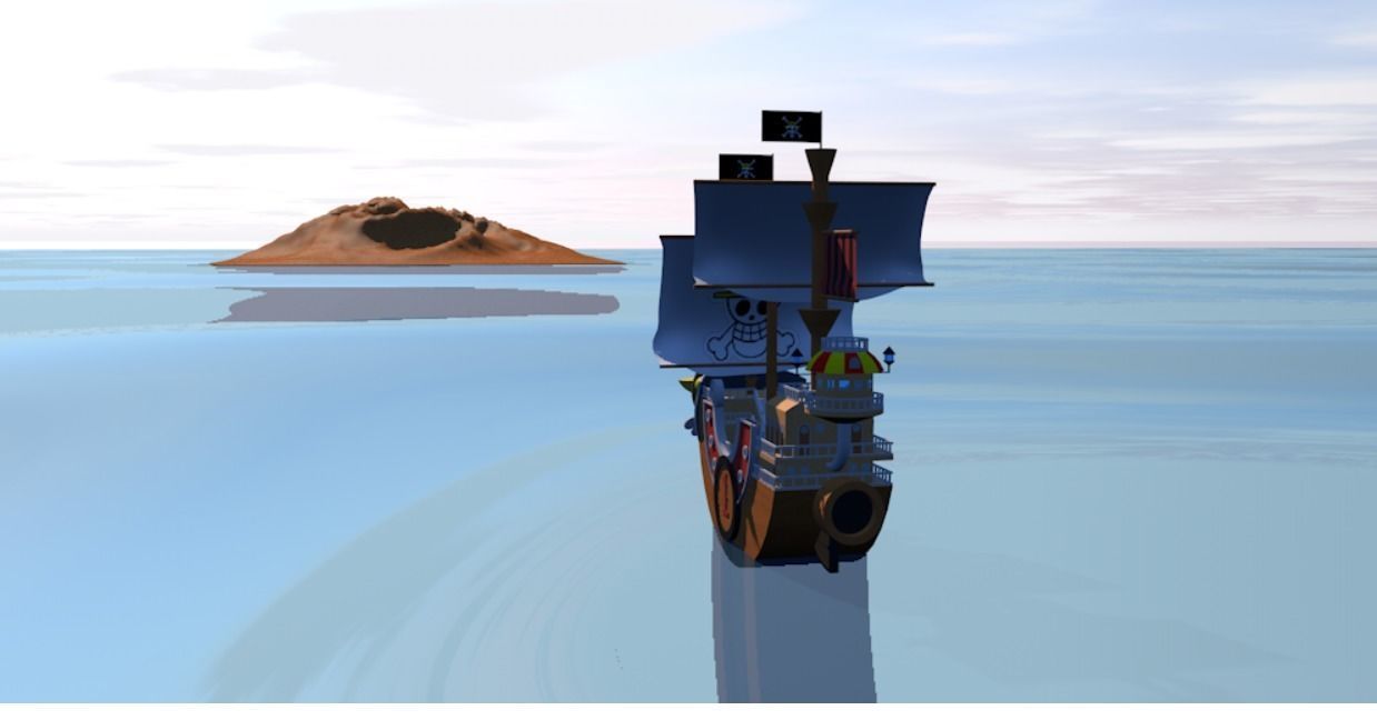 Thousand Sunny 3D model_1