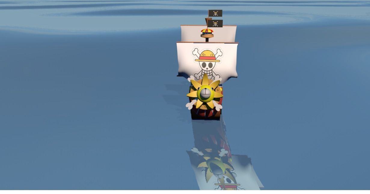 Thousand Sunny 3D model_4