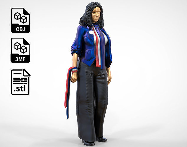 N1 football fan 1970s 3D print model