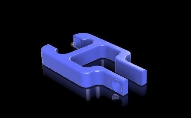 Compliant Clip With Single Part Hinge 3D print model