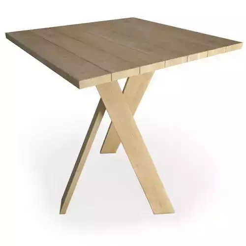 AtelierS Wooden Square Table