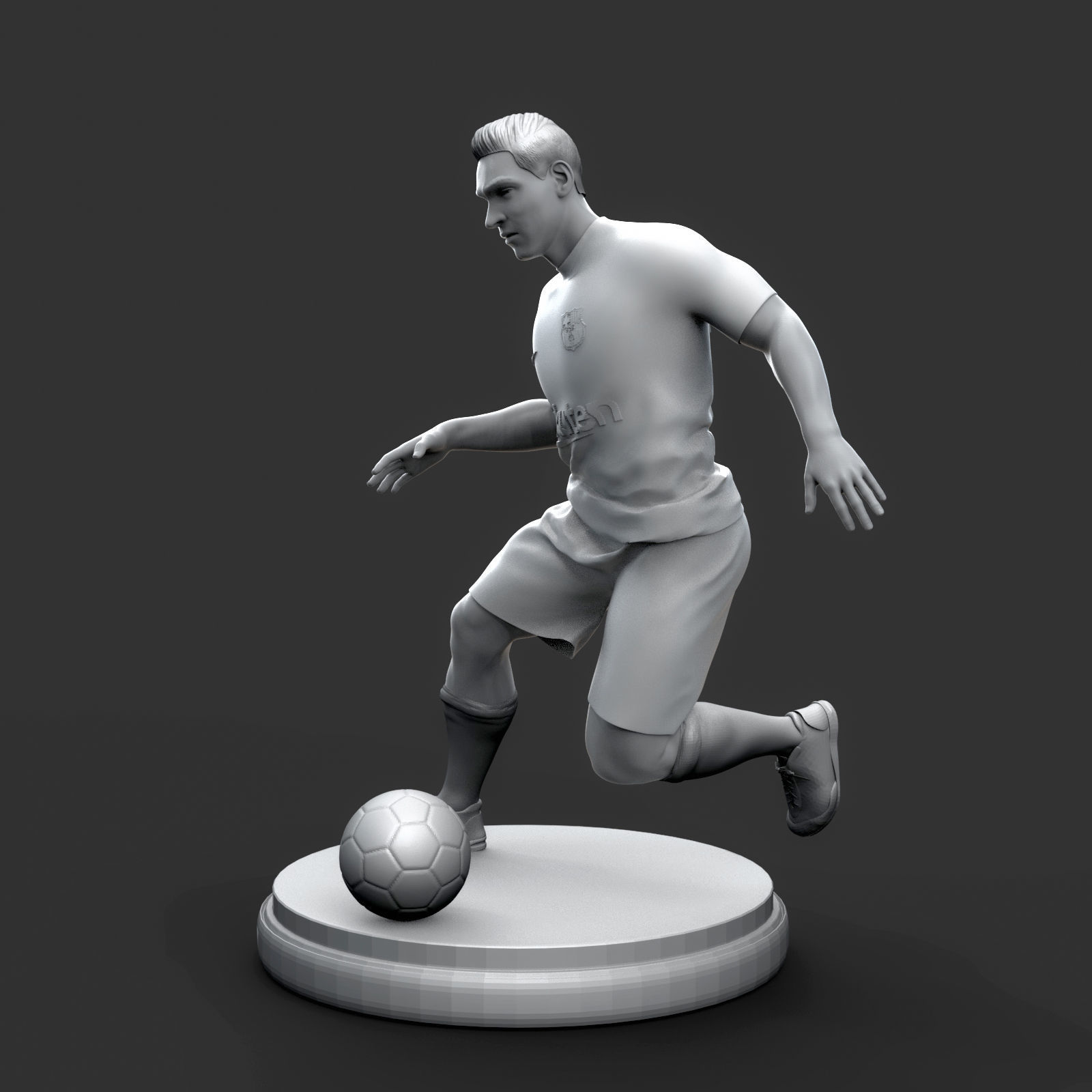 FootBall Player 3D Printable Free Free 3D print model_8