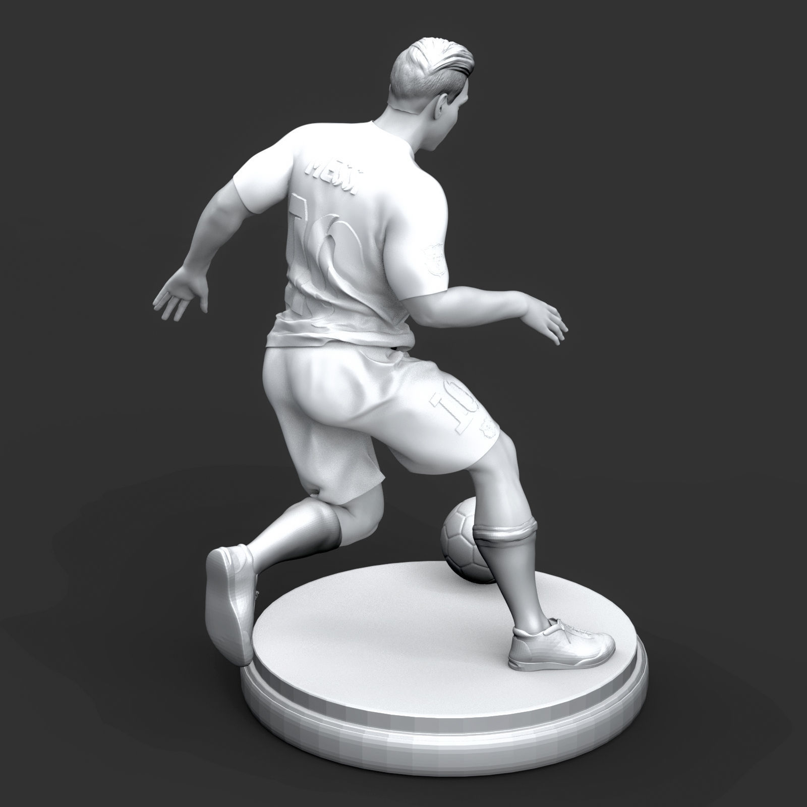 FootBall Player 3D Printable Free Free 3D print model_5