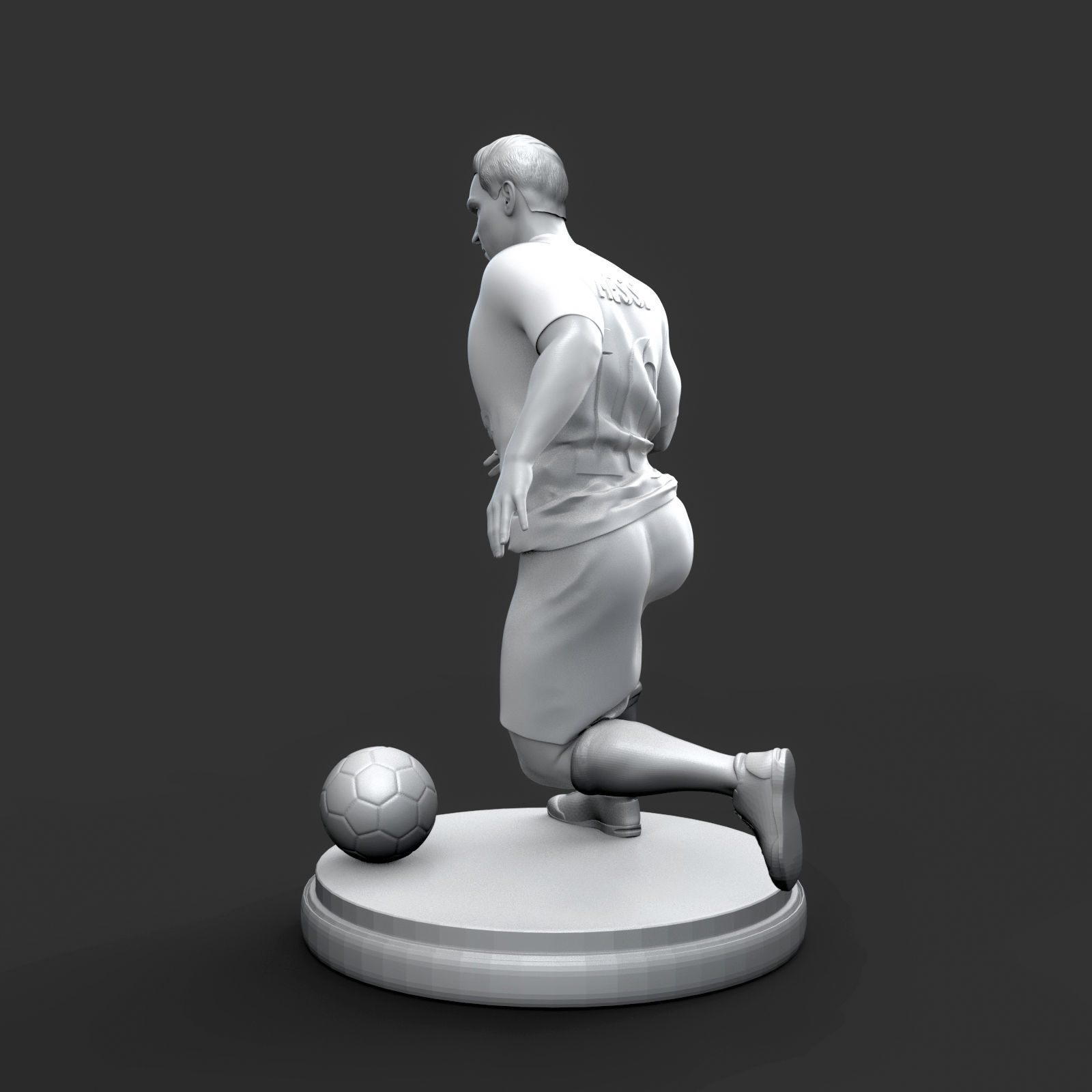 FootBall Player 3D Printable Free Free 3D print model_7