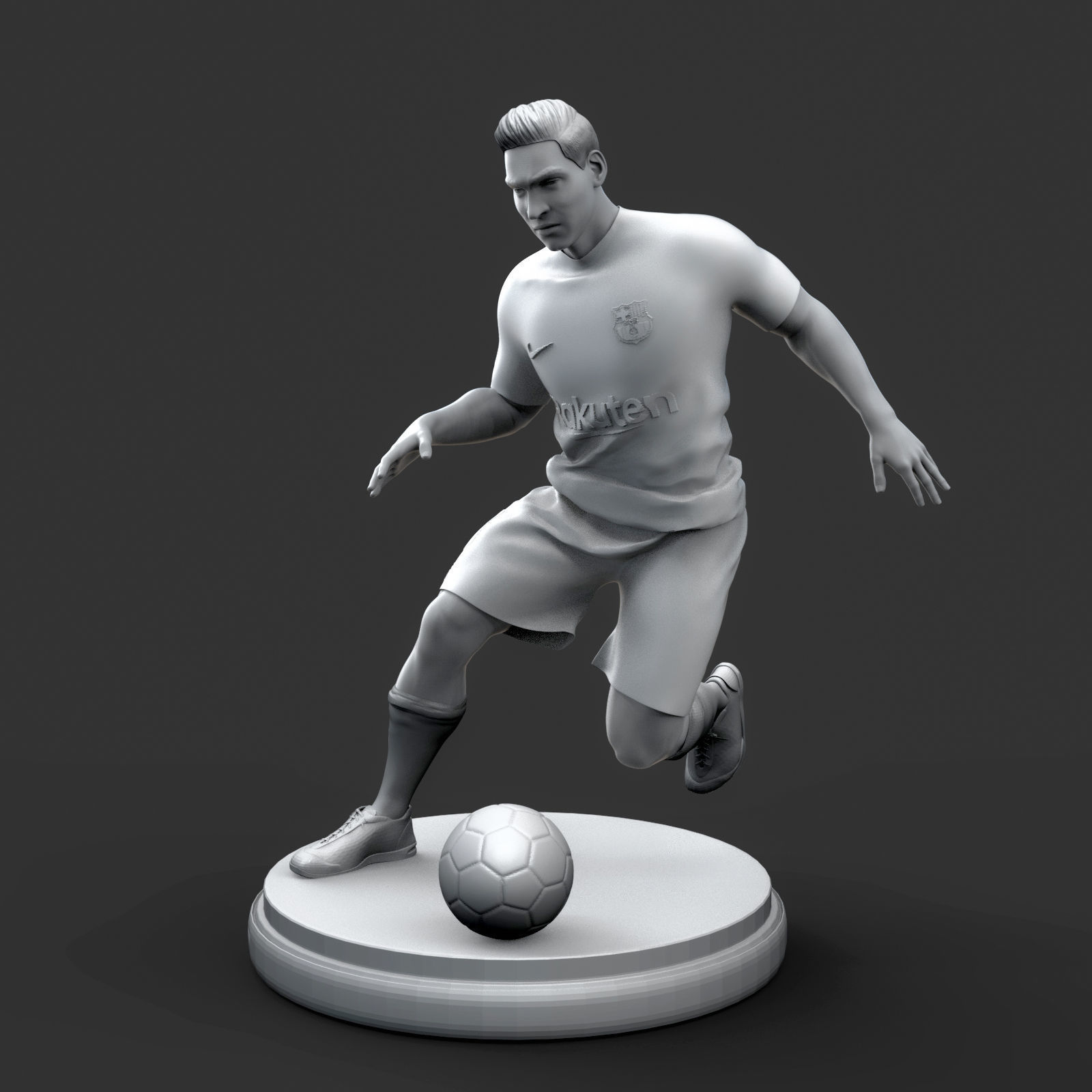 FootBall Player 3D Printable Free Free 3D print model_1
