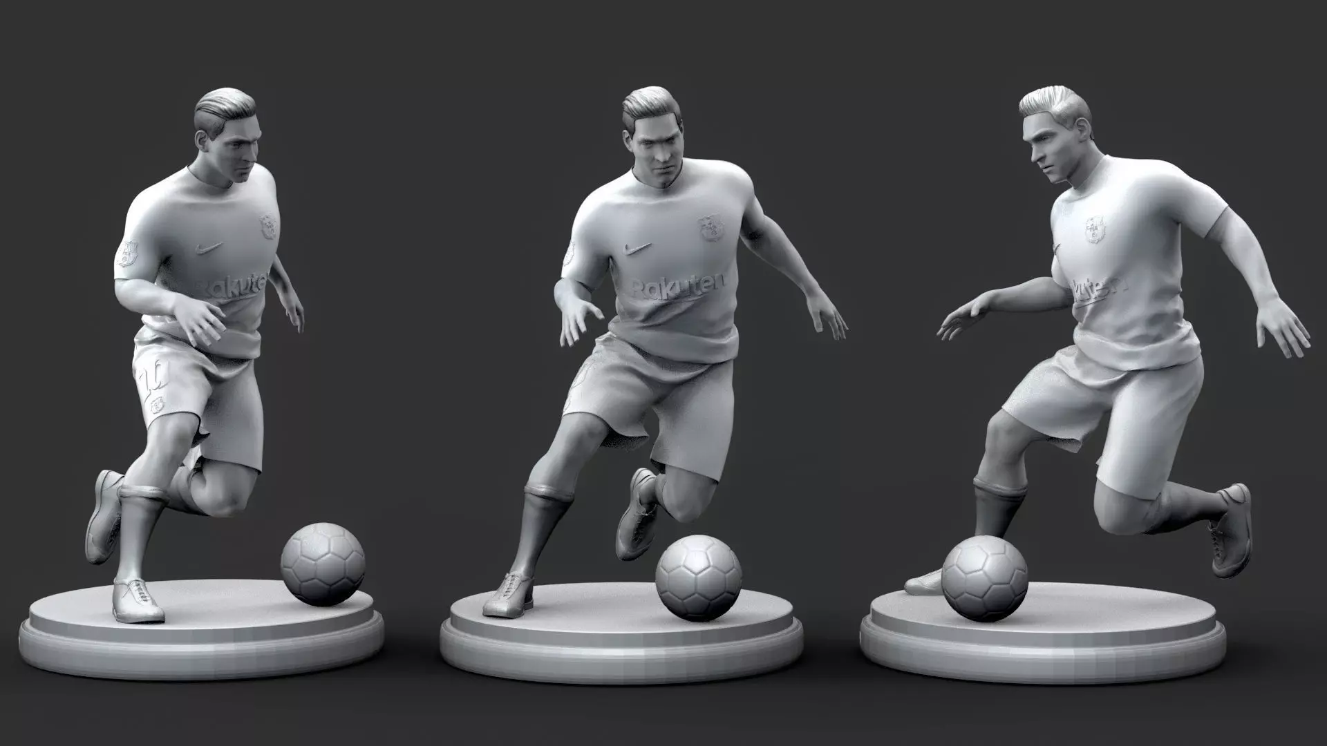 FootBall Player 3D Printable Free Free 3D print model_0
