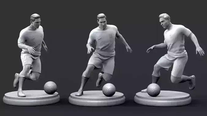 FootBall Player 3D Printable Free Free 3D print model