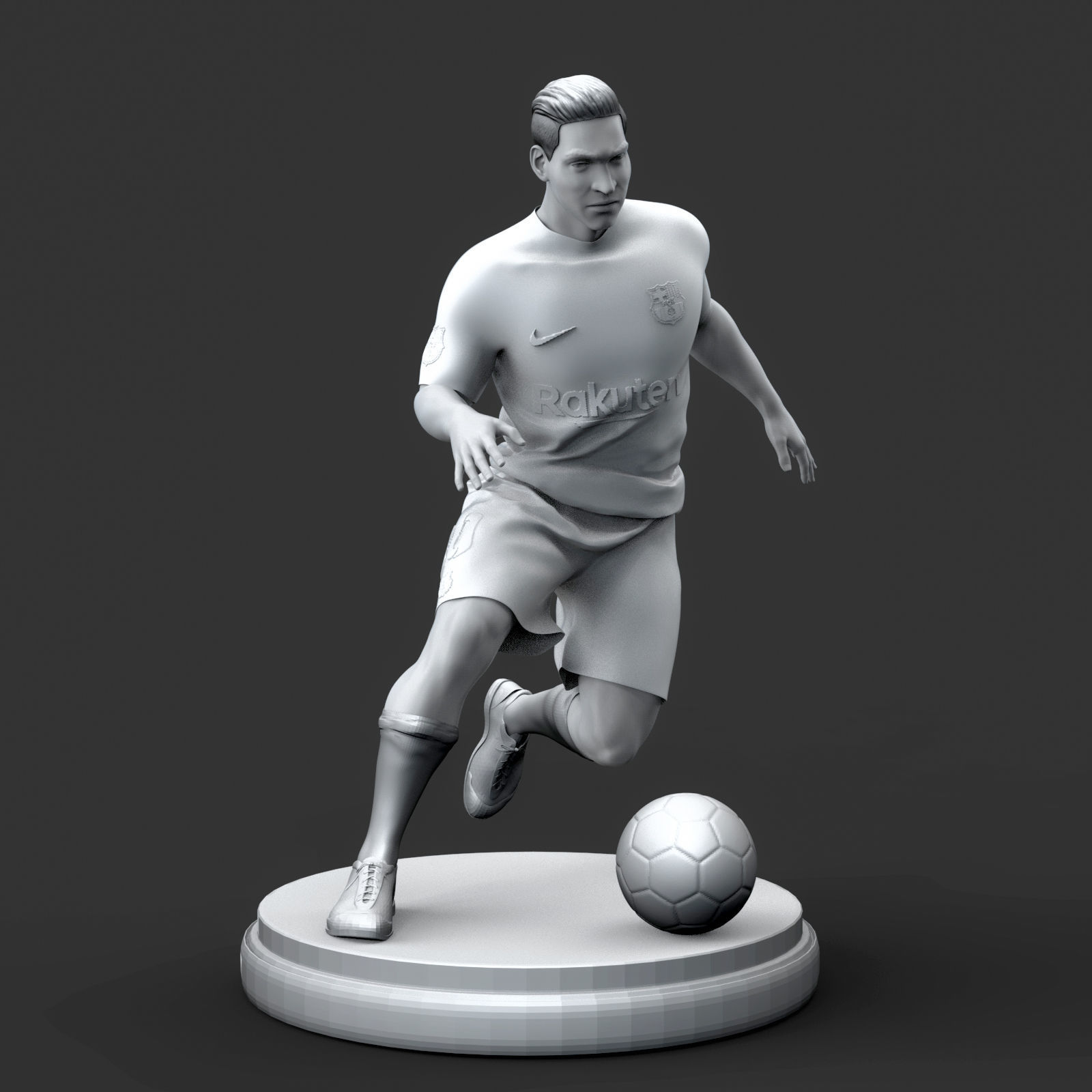 FootBall Player 3D Printable Free Free 3D print model_3