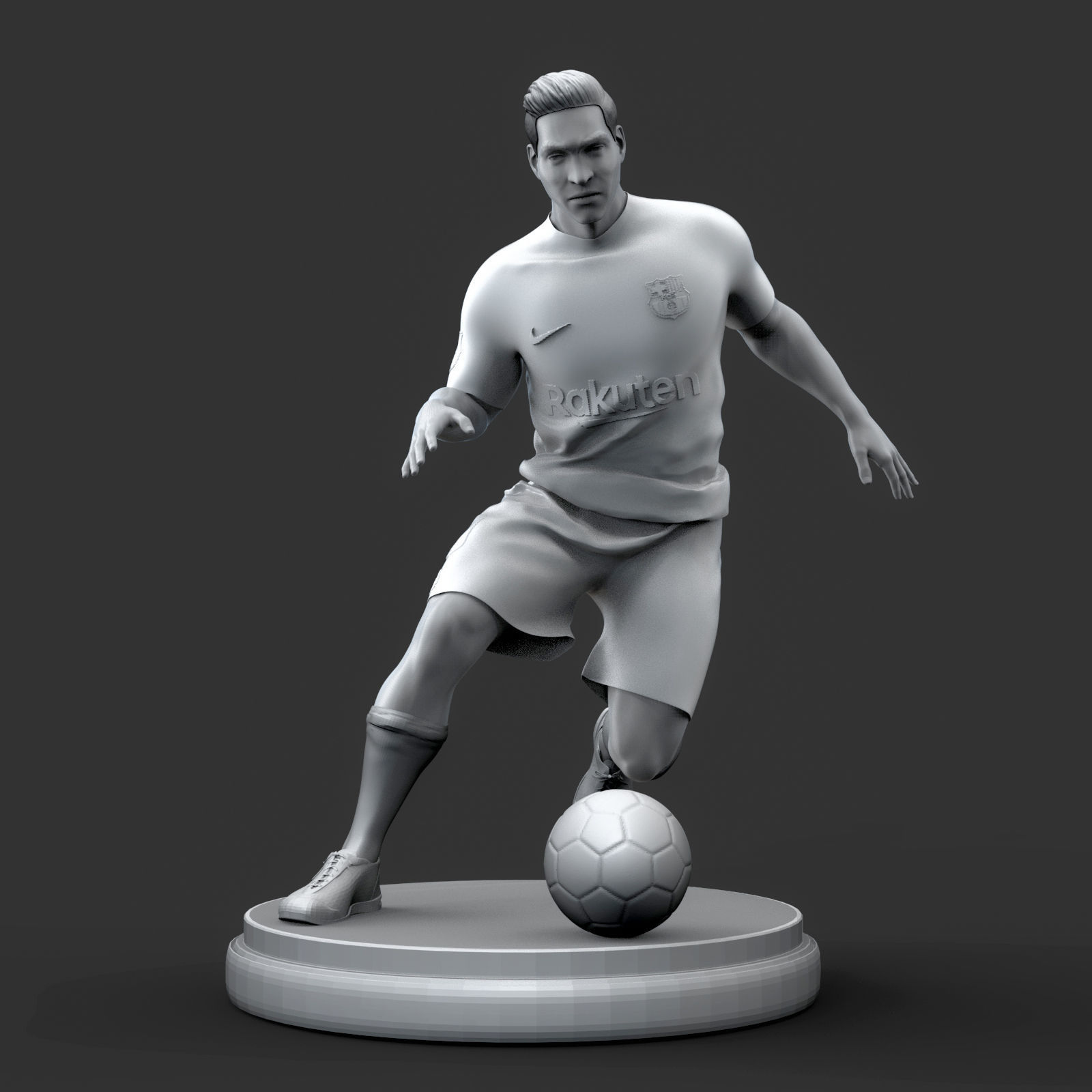 FootBall Player 3D Printable Free Free 3D print model_2