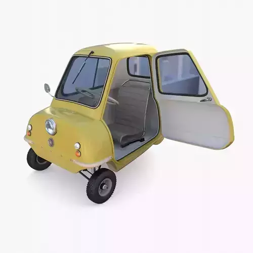 Generic 50cc Microcar with interior and chassis