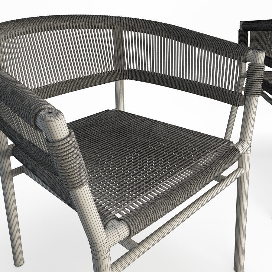 Ethimo Kith Chair 3D model_3