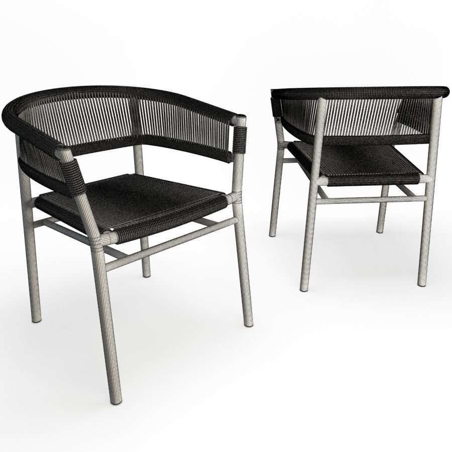 Ethimo Kith Chair 3D model_1