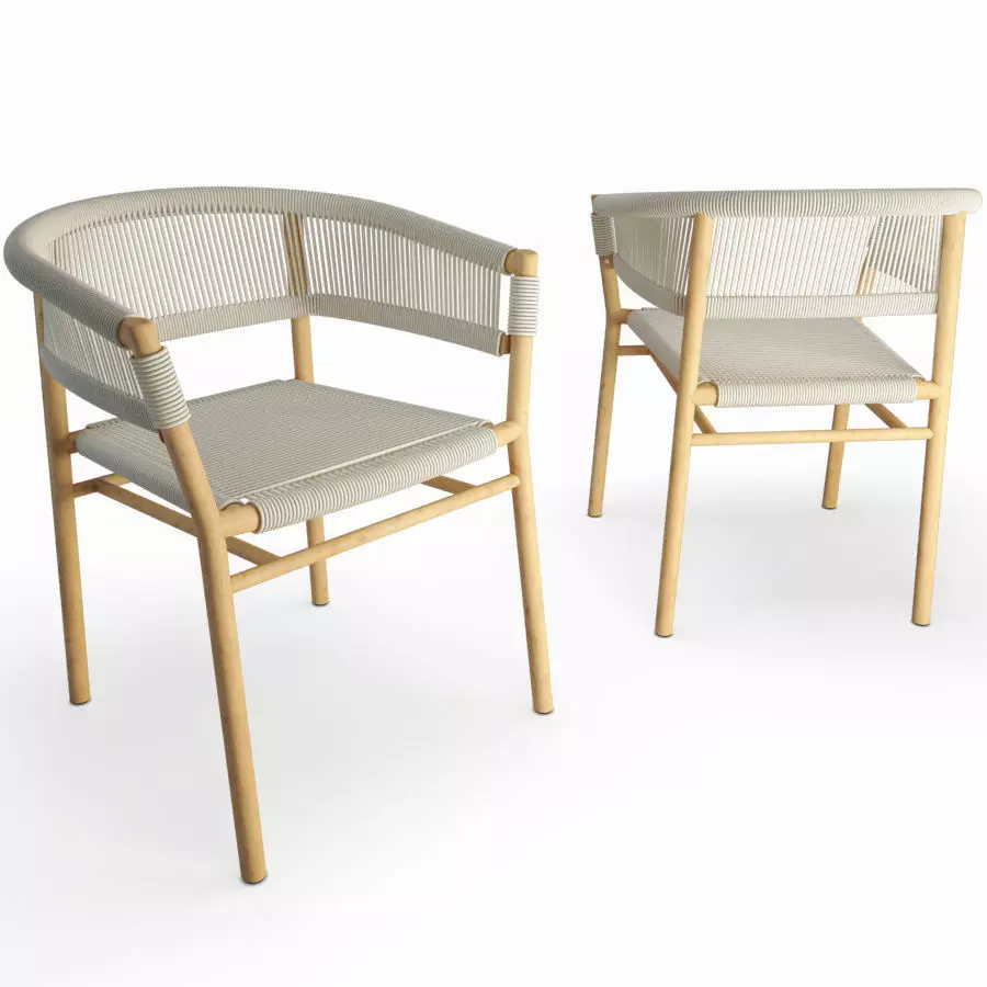 Ethimo Kith Chair 3D model_0