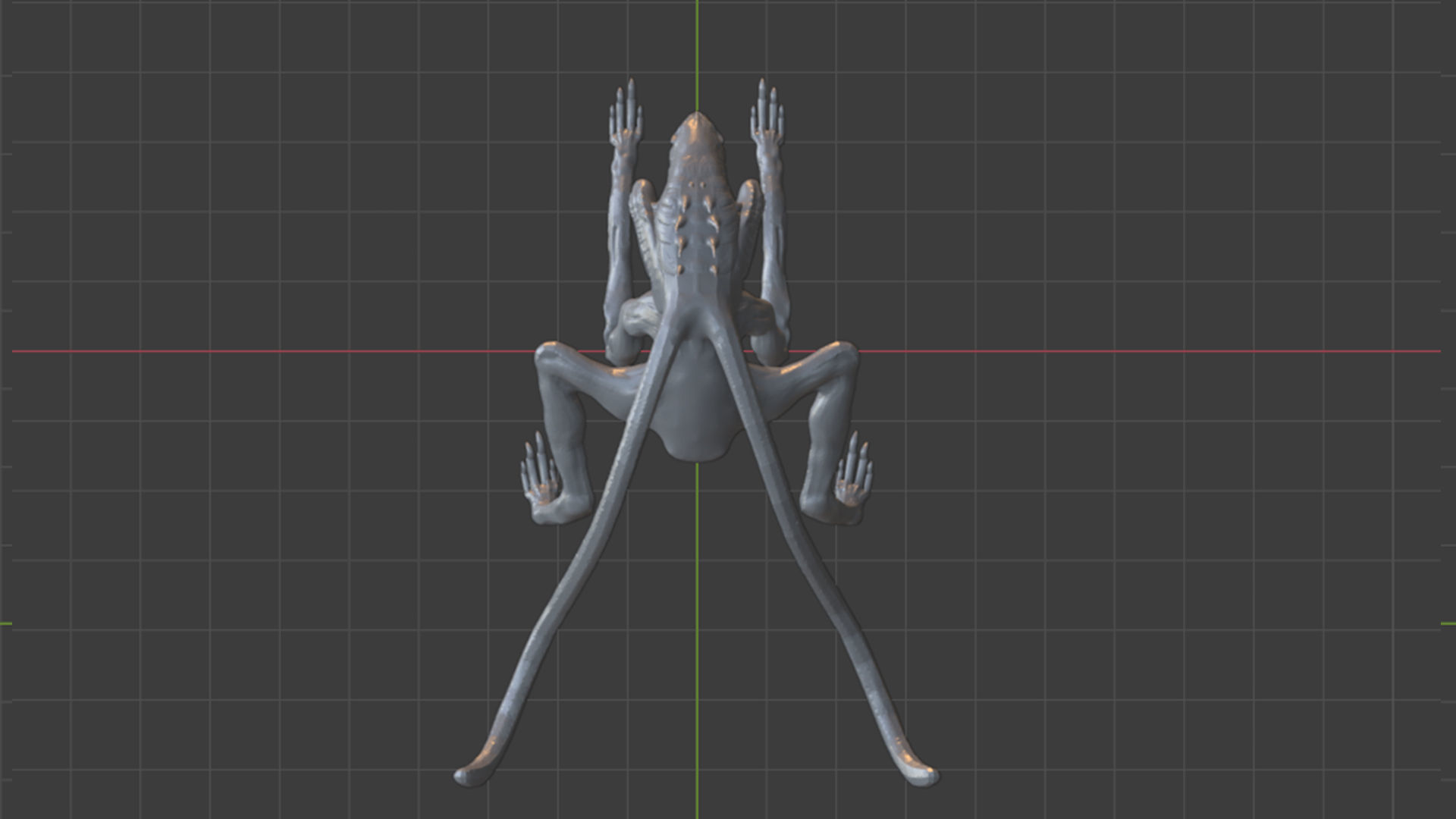 White Spike 3D print model_3