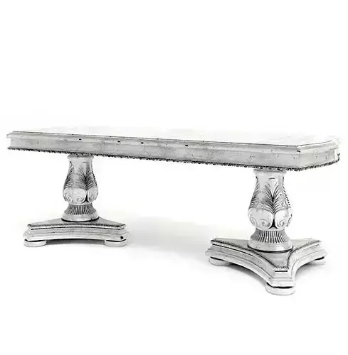 Antique Grey Wood Table