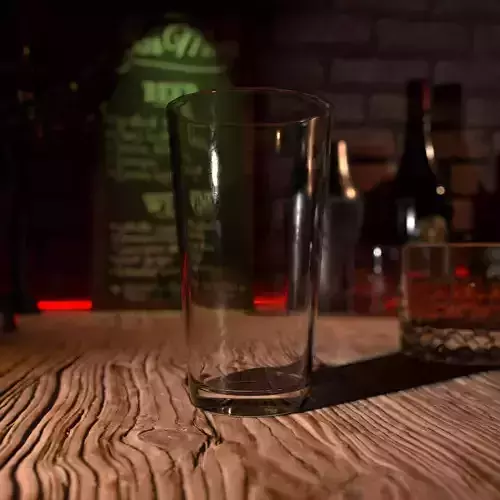 Bar Glass Mixing Pint Low-poly 3D model