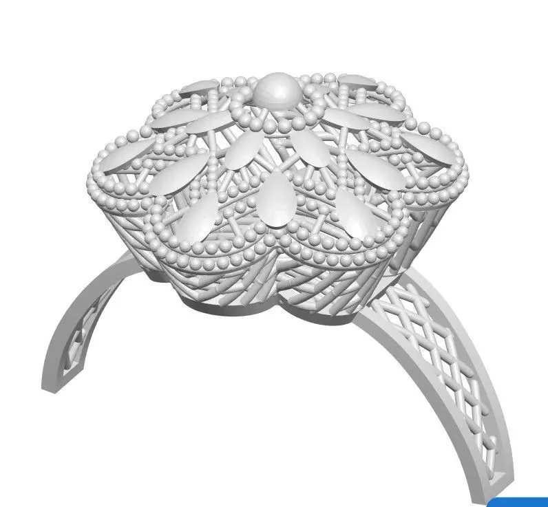 Ring 100 3D print model_0