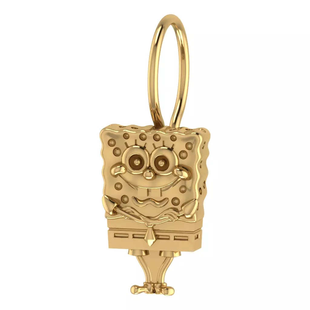 Spongebob squarepants charm 3D print model_0