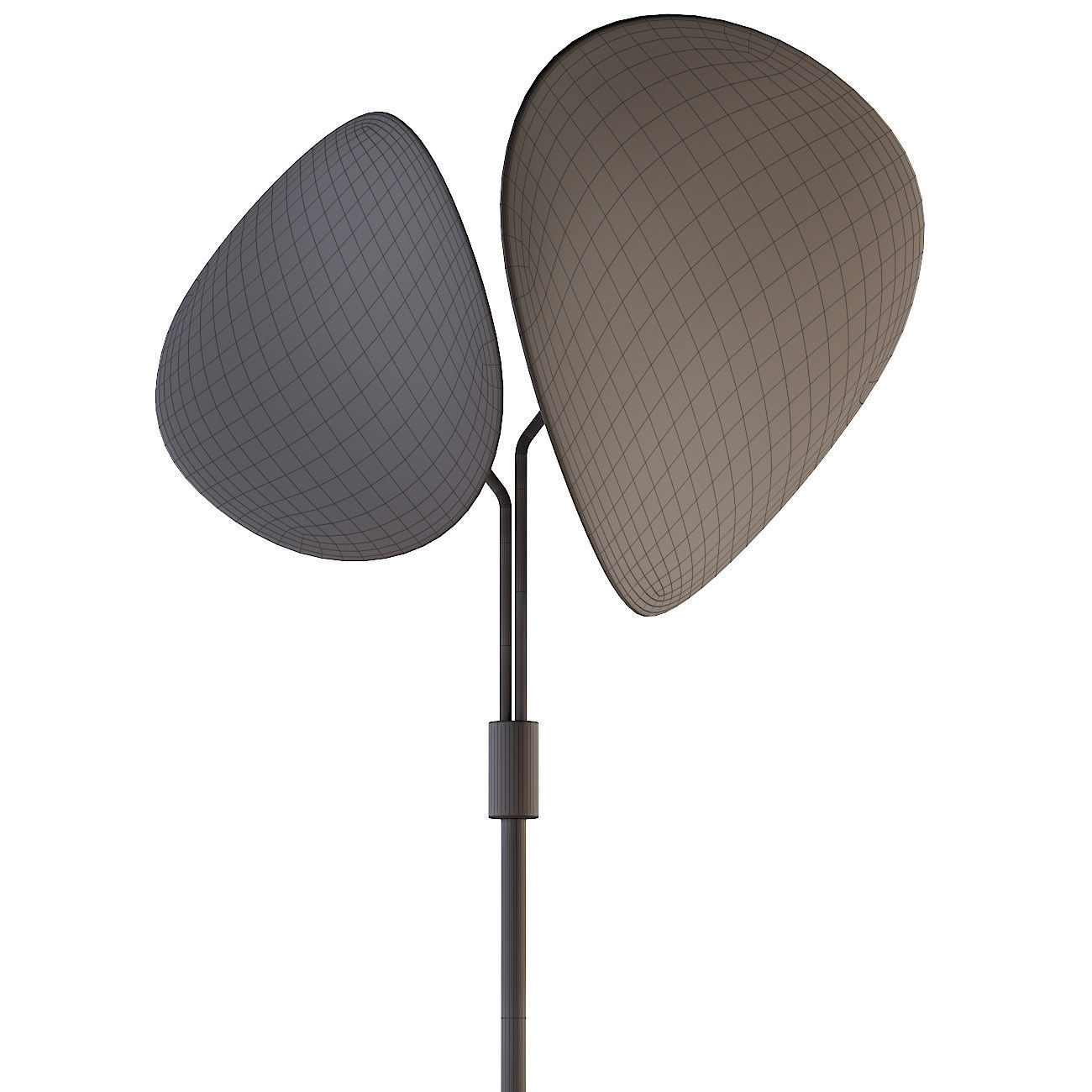 MANTA floor lamp with shade 3D model_3