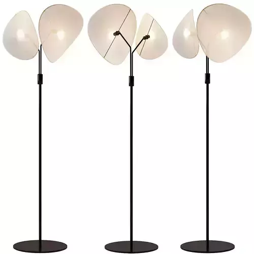 MANTA floor lamp with shade 3D model