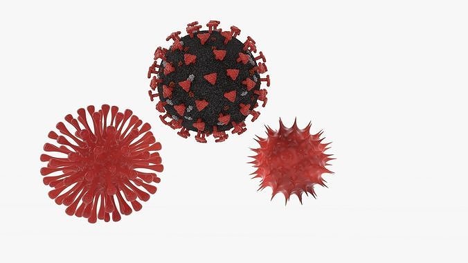 3D Corona Virus Covid 19 3D model